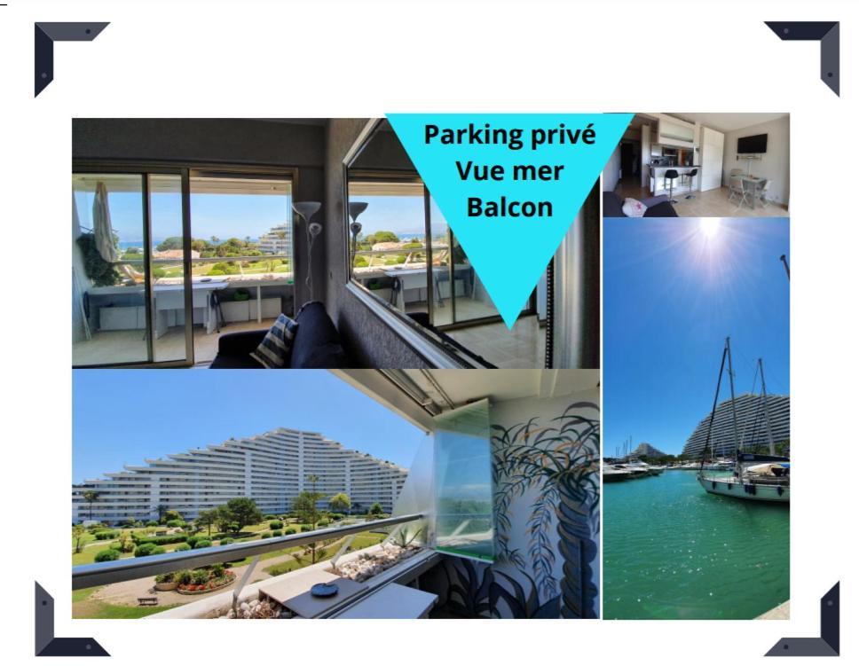 Lovely Apartment In Marina Baie Des Anges- Baronnet - Sew View, Free Parking Spaces On Site, Restaurants, Beach, Supermarket Villeneuve-Loubet Eksteriør billede